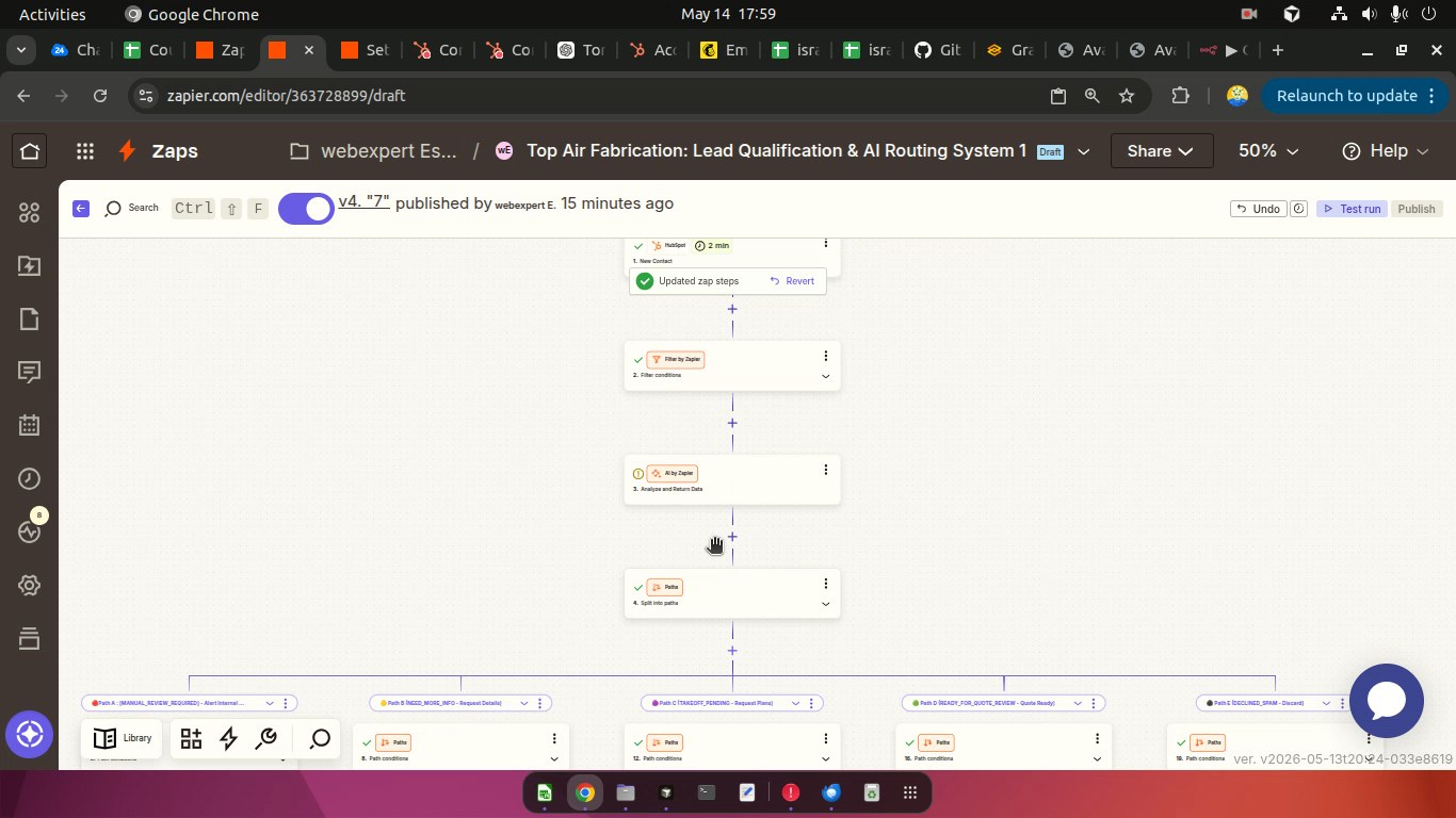Workflow screenshot 3